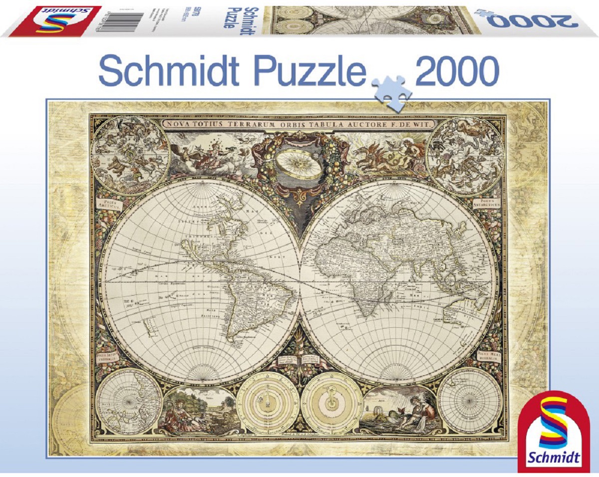 Puzzle 2000. Harta istorica a lumi