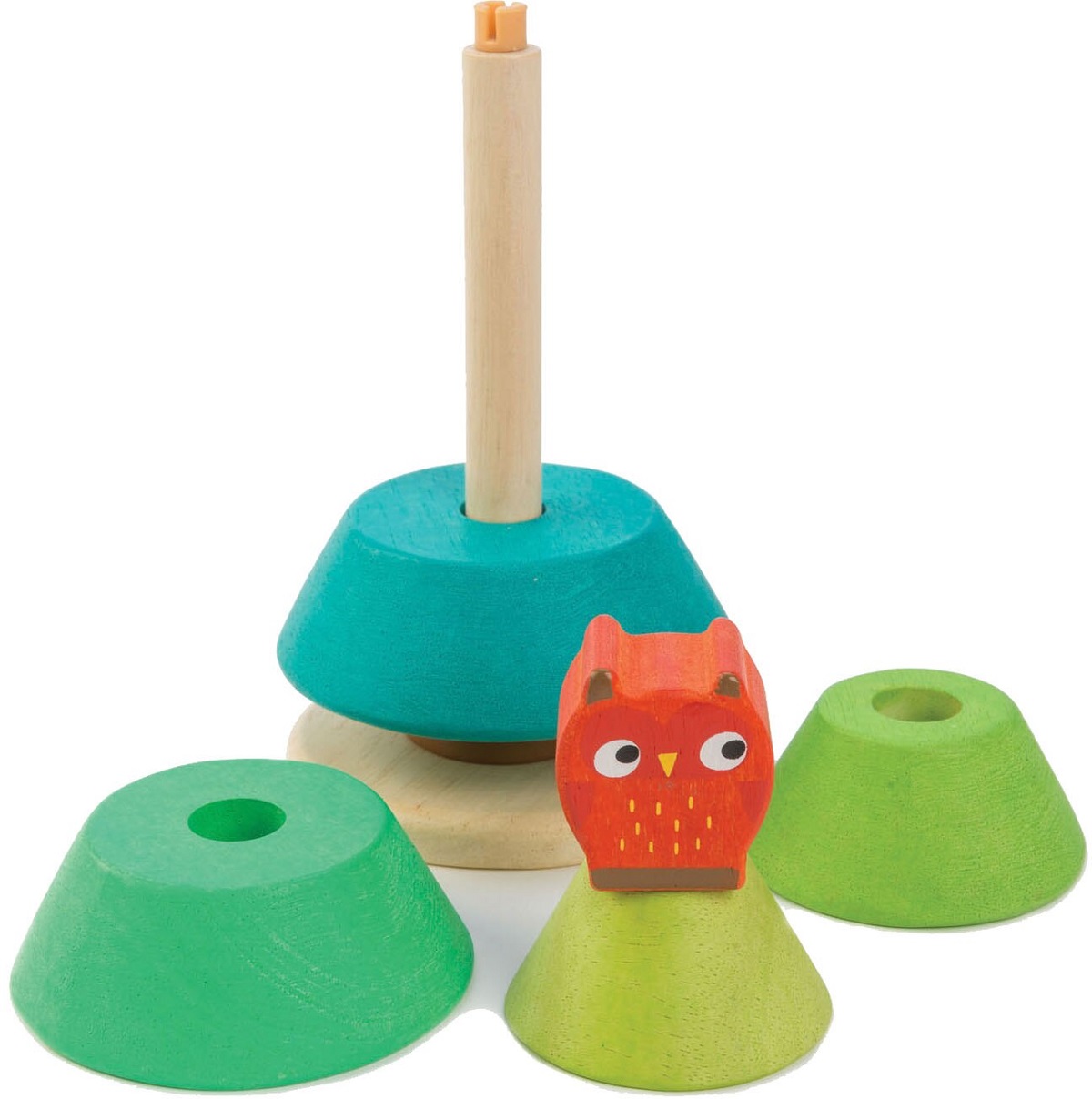 Puzzle stivuibil. Brad de Craciun