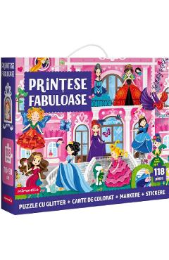 Imaginea produsului 'Puzzle: Prințese fabuloase. 118 piese'