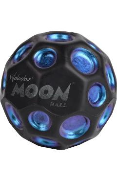 Imaginea produsului 'Minge hiperelastică: Waboba Moon Ball. Neagră cu pete albastre'
