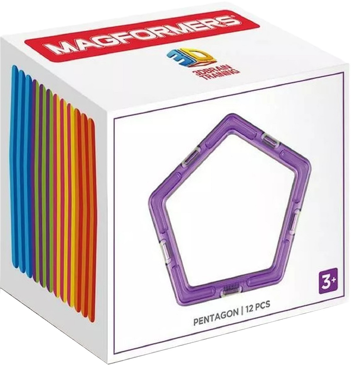 Set de constructie magnetic: Magformers. Pentagon