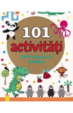 Coperta cărții '101 activități. Antrenează-ți mintea'