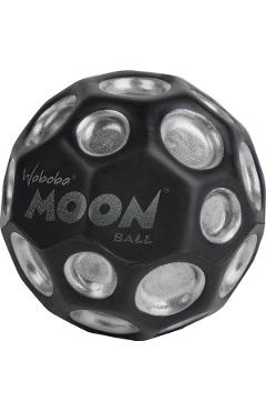 Imaginea produsului 'Minge hiperelastică: Waboba Moon Ball. Neagră cu pete argintii'