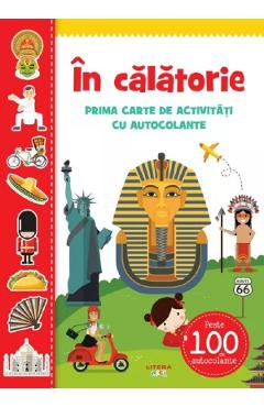 Poza produsului In calatorie. Prima carte de activitati cu autocolante