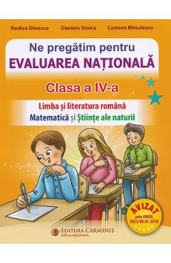 Poza produsului Ne pregatim pentru Evaluarea Nationala - Clasa 4 - Rodica Dinescu, Daniela Stoica, Camen Minulescu