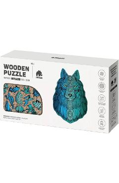 Imaginea produsului 'Puzzle 140 din lemn: Lup'
