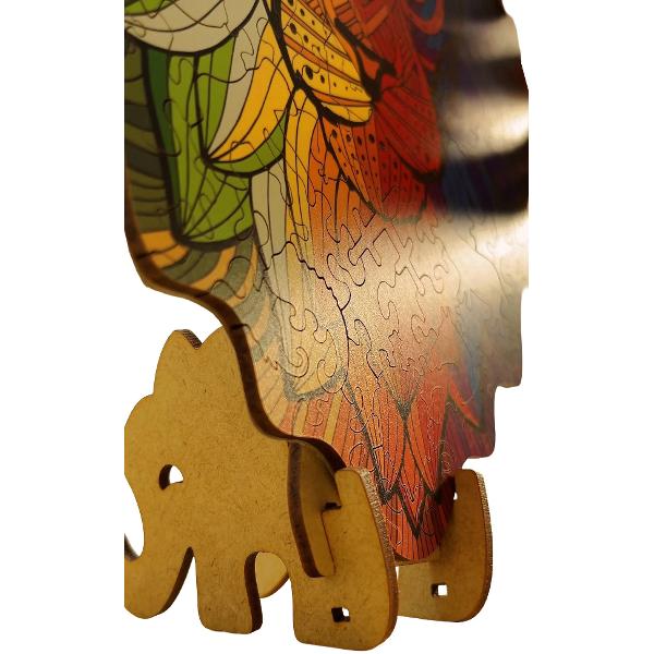 Puzzle 140 din lemn: Leu