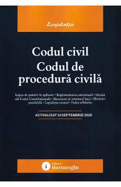 Poza produsului Codul civil. Codul de procedura civila Act.10 Septembrie 2025