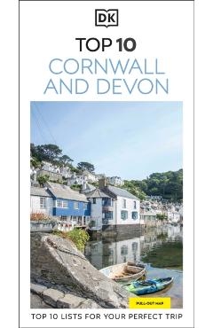 Coperta cărții 'DK Top 10 Cornwall and Devon -'