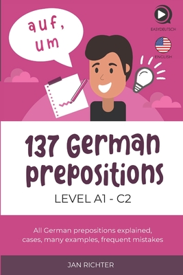 Coperta cărții '137 German Prepositions - Jan Richter'