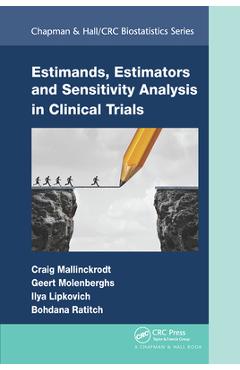 Coperta cărții 'Estimands, Estimators and Sensitivity Analysis in Clinical Trials - Craig Mallinckrodt'