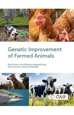Coperta cărții 'Genetic Improvement of Farmed Animals - Geoff Simm'