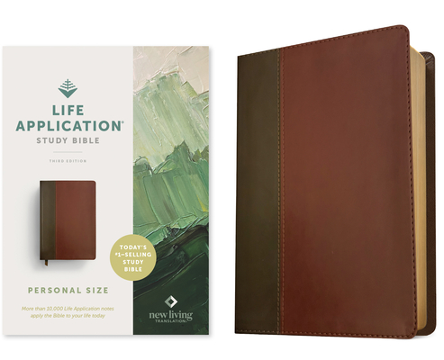 NLT Life Application Study Bible, Third Edition, Personal Size (Leatherlike, Brown/Mahogany, Red Letter) -