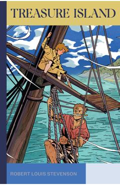 Coperta cărții 'Treasure Island - Robert Louis Stevenson'
