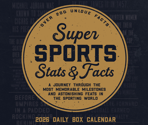 Super Sports STATS & Facts 2026 5.4 X 6.2 Box Calendar - 