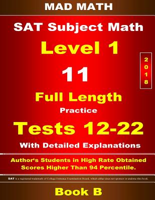 2018 SAT Subject Level 1 Book B Tests 12-22 - John Su