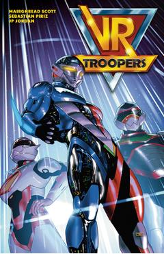 Coperta cărții 'VR Troopers - Mairghread Scott'