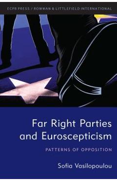 Coperta cărții 'Far Right Parties and Euroscepticism: Patterns of Opposition - Sofia Vasilopoulou'