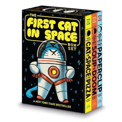 The First Cat in Space 3-Book Box Set: A Graphic Novel Collection: The First Cat in Space Ate Pizza, the First Cat in Space and the Soup of Doom, the - Mac Barnett