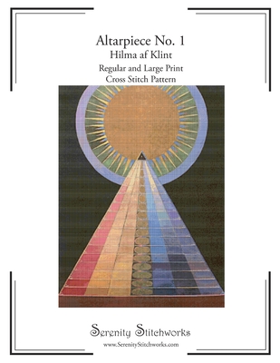 Altarpiece No. 1 Cross Stitch Pattern - Hilma af Klint: Regular and Large Print Chart - Carmen Wolf