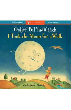 Coperta cărții 'I Took the Moon for a Walk (Bilingual Navajo & English) - Carolyn Curtis'