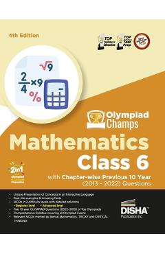 Coperta cărții 'Olympiad Champs Mathematics Class 6 with Past Olympiad Questions -'