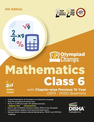 Olympiad Champs Mathematics Class 6 with Past Olympiad Questions -