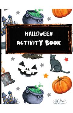 Coperta cărții 'Halloween Activity Book - April Morford'