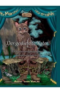 Coperta cărții 'Der gestiefelte Kater - Gebrüder Grimm'