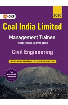 Coperta cărții 'Coal India Ltd. 2019-20: Management Trainee - Civil Engineering -'