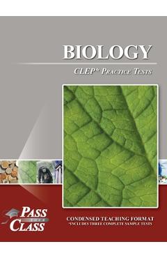 Coperta cărții 'Biology CLEP Practice Tests -'
