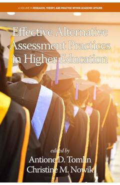 Coperta cărții 'Effective Alternative Assessment Practices in Higher Education - Antione D. Tomlin'