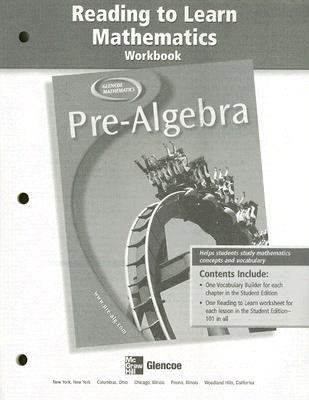 Coperta cărții 'Pre-Algebra Reading to Learn Mathematics Workbook -'