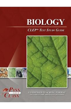 Coperta cărții 'Biology CLEP Test Study Guide -'