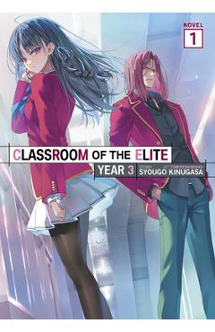 Coperta cărții 'Classroom of the Elite: Year 3 (Light Novel) Vol. 1 - Syougo Kinugasa'