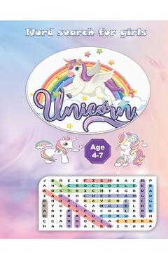 Coperta cărții 'Word Search for girls: word search for girls .girls ages 4-8.Words Activity for Children - Sunshine Publishing'