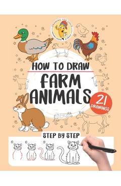 How to draw farm animals: 21 step-by-step - Gaelle Pecoraro