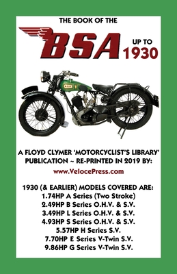 Book of the BSA Up to 1930 - F. J. Camm