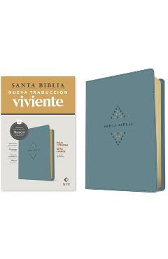 Coperta cărții 'Biblia Ultrafina Ntv, Letra Grande Con Filament (Sentipiel, Azul Sereno, Letra Roja) -'
