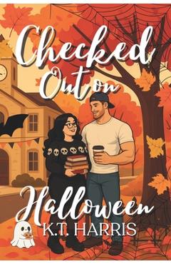Coperta cărții 'Checked Out on Halloween - K. T. Harris'