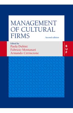 Coperta cărții 'Management of Cultural Firms - Paola Dubini'