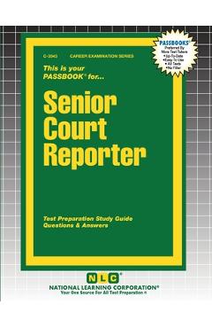 Coperta cărții 'Senior Court Reporter -'