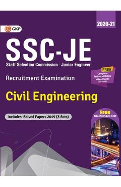 Coperta cărții 'Ssc Je 2020: Civil Engineering - Guide -'