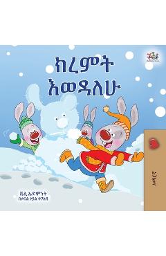 Coperta cărții 'I Love Winter (Amharic Book for Kids) - Shelley Admont'