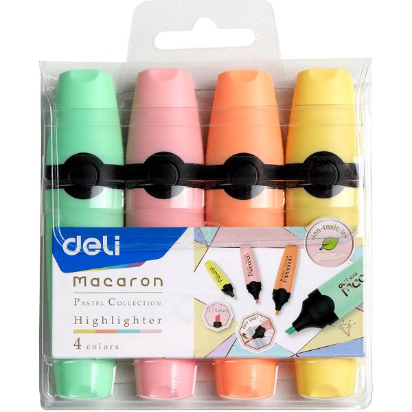 Set 4 evidentiatoare. Pastel macarons
