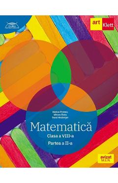 Coperta cărții Matematica - Clasa 8 Partea 2 - Traseul albastru - Marius Perianu, Mircea Fianu, Dana Heuberger