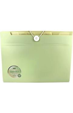 Imaginea produsului 'Mapa plastic cu elastic 7 separatoare. Verde'