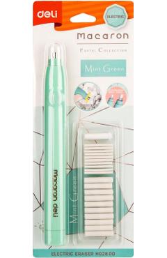 Imaginea produsului 'Radiera electrică + 20 rezerve. Verde'