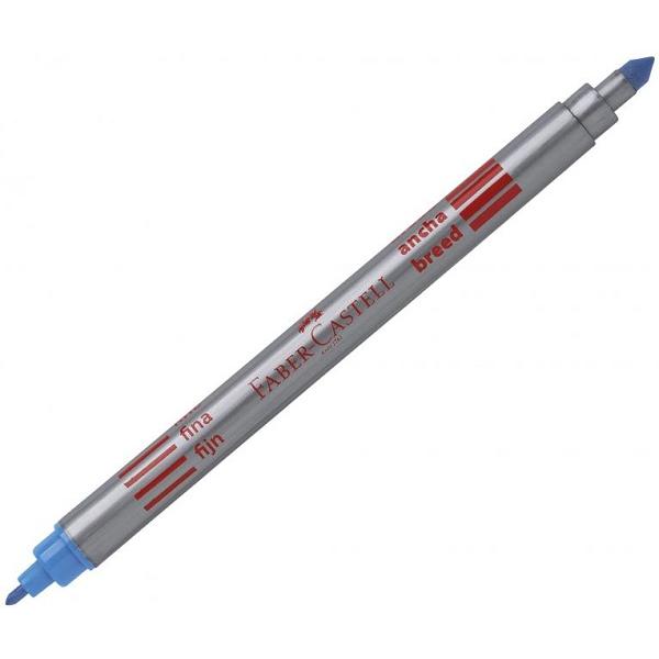 Set carioci 10 culori cu 2 capete. Faber-Castell