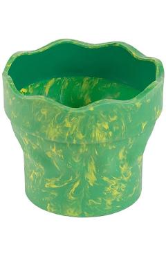 Imaginea produsului 'Pahar apă pentru pictură. Verde marmorat'
